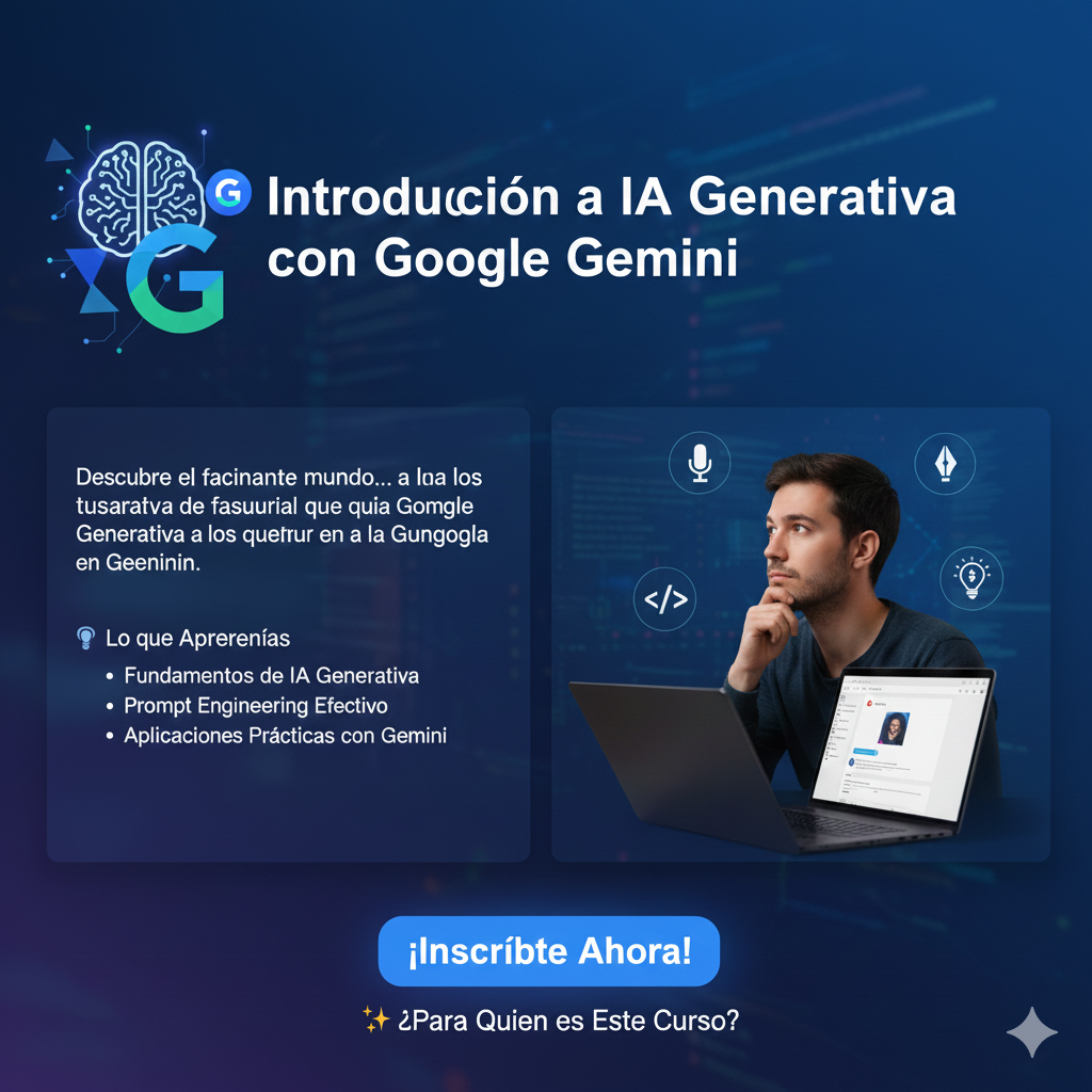 Introducción a la IA Generativa con Google Gemini